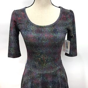 {LuLaRoe} Jacquard Paisley Nicole XS NWT